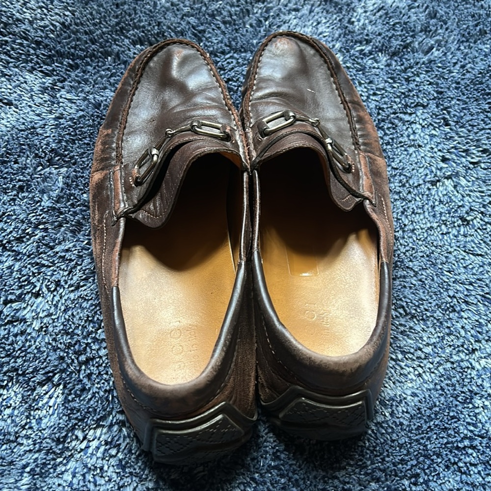 Gucci Men's Brown Leather Loafers - Picture 3 of 10